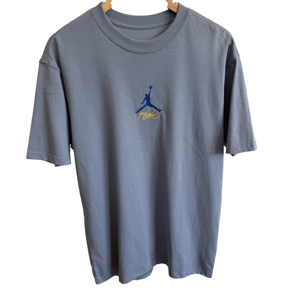 NIKE X NBA AIR FLIGHT JORDAN TEE SHIRT GOLDEN STATE WARRIORS Sz Small Loose Fit